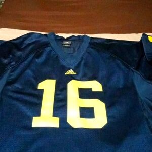 Michigan authentic football jersey